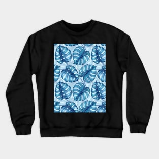 Monstera watercolor pattern 2 Crewneck Sweatshirt